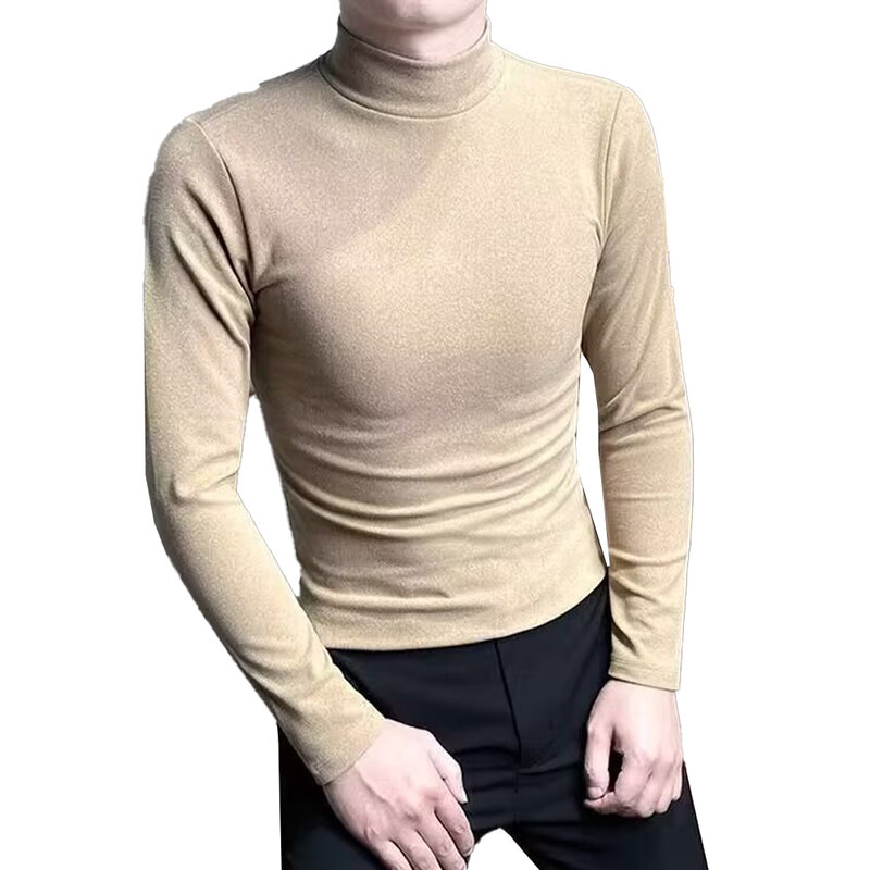 T Shirt meski długa koszula pulower Slim miękka bluza Tee golf casualowa wygodna łatwy w pielęgnacji moda