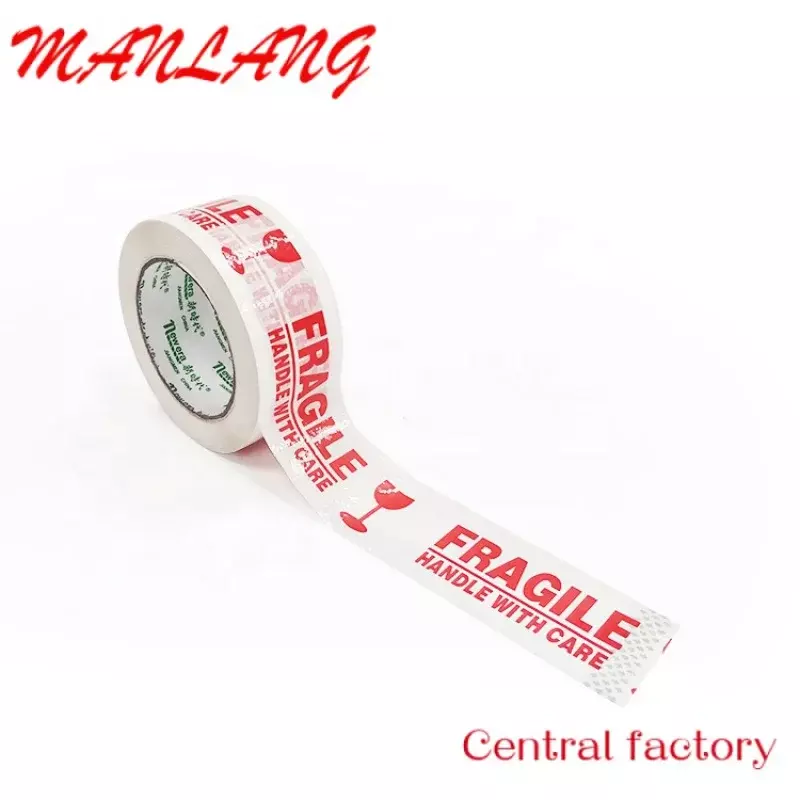 Custom 16 Jaar Fabriek Sterke Zelfklevende Custom Logo Bedrukt Bopp Verpakkingstape Met Bedrijfslogo