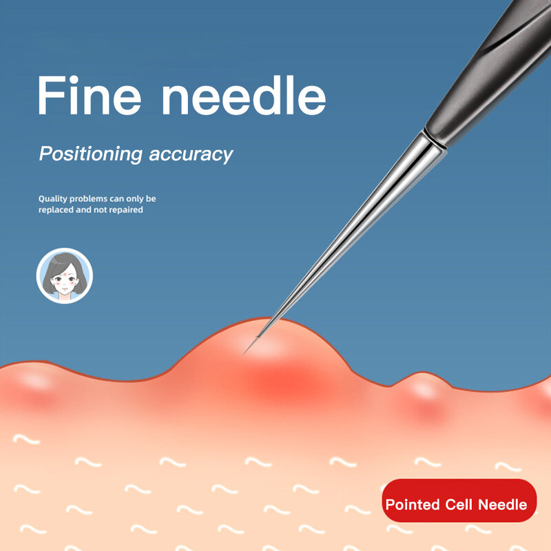 Acne Needle Blackhead Clip Remover Extraction Popper Pore Black Head Cleaner Face Skin Care Deep Cleansing Needle Tool