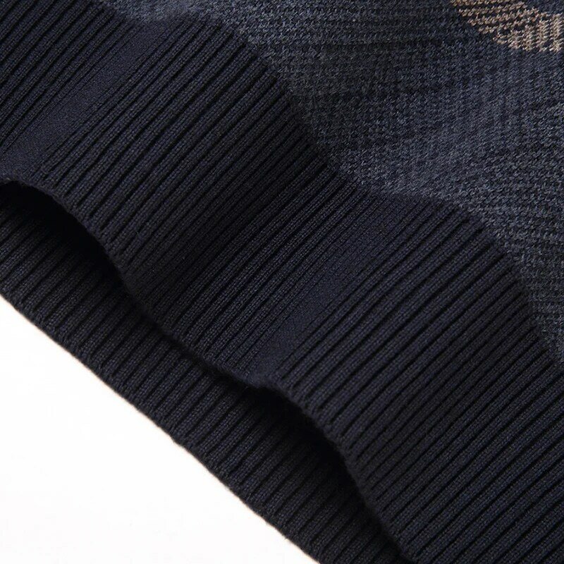 男性用のストライプのスウェットシャツ,韓国の厚くてカジュアルなニットセーター,高品質の秋冬,新しいコレクション