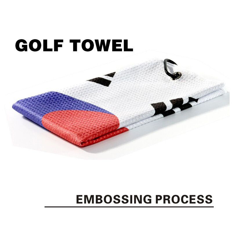 Korea Flagge Golf Handtuch Schnell Trockenen Baumwolle Strand Handtuch Weiche Atmungsaktive Sport Handtuch Heavy Duty Karabiner Clip