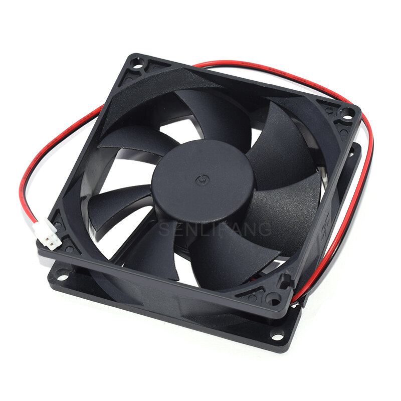 Brand New TX8025L12S DC 12v 0.08A 8025 8cm 80*80*25mm Double Mute Cooling Fan