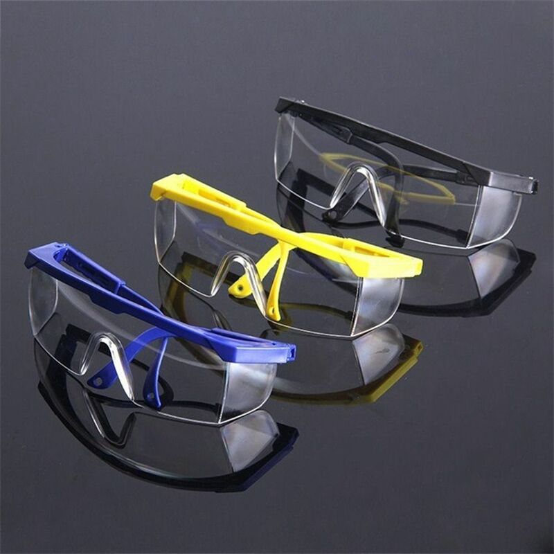 Occhiali di sicurezza sul lavoro protezione per gli occhi antispruzzo montatura per lenti ottiche antipolvere occhiali da lavoro per saldatura occhiali antivento da ciclismo
