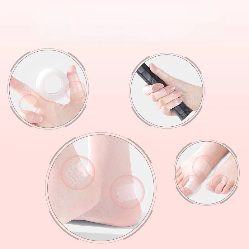 1Roll Anti-Wear Gel Heel Sticker Relief Pain Heel Patch Protector Waterproof First Aid Blister Foot Pad Care Cushion Insert Grip