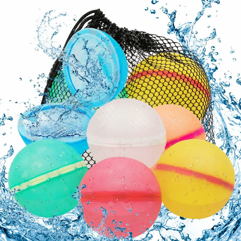 Wieder verwendbare Wasserball ons magnetischer Schnell füll wasserballon nachfüllbare selbst dichtende Wasserbomben-Spritz bälle für Kinder schwimmbad