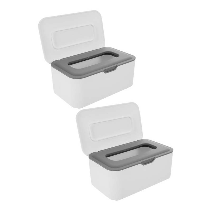 2 pezzi scatole per salviette per neonati contenitori per salviette contenitori per salviette contenitori per Dispenser di salviette portatili