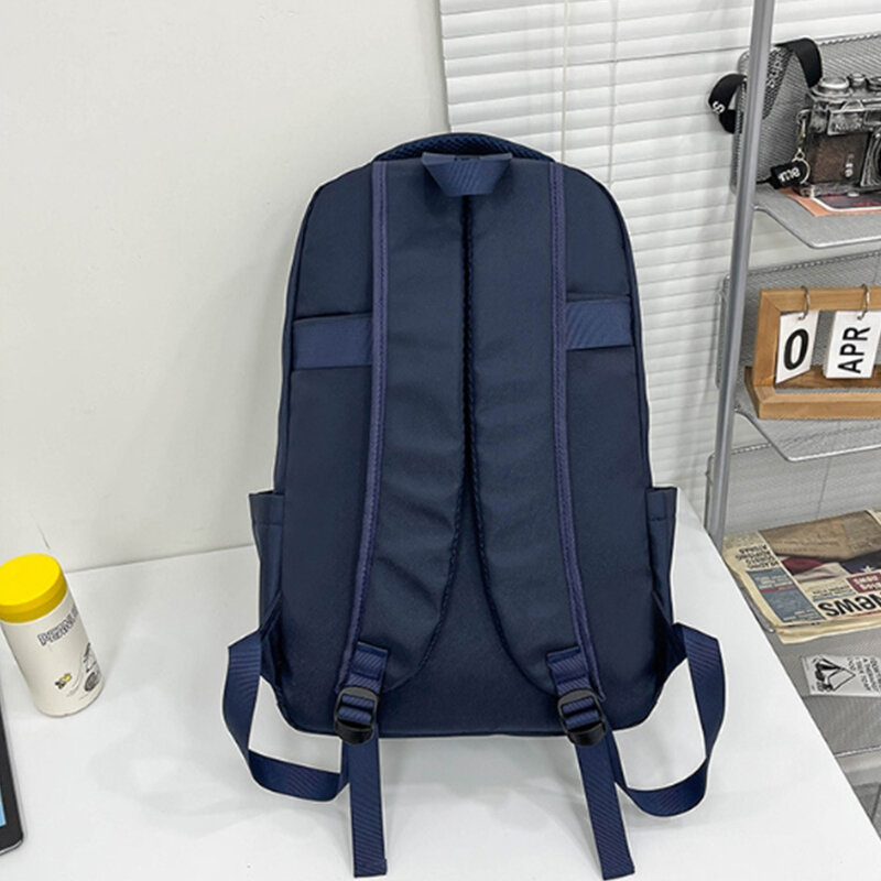 High aesthetic waterproof Oxford cloth large capacity student backpack suitable for both male and female student backpacks