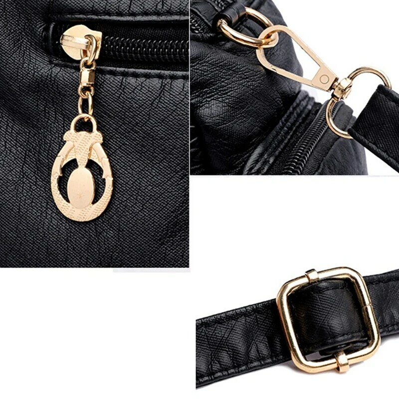 Neue Damen Leder handtaschen, weiche lässige Einkaufstasche mit großer Kapazität, hochwertige Umhängetasche aus weiblichem Leder