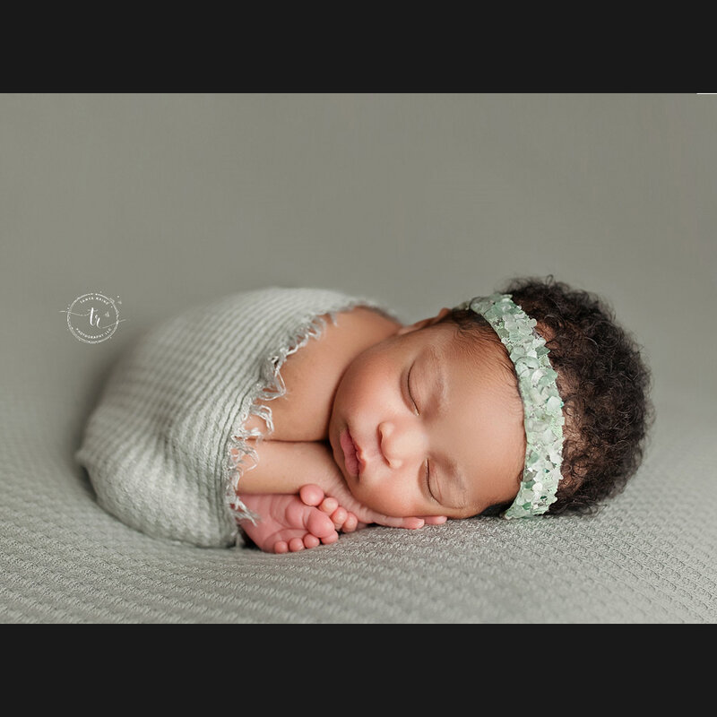 Puntelli appena nati per la fotografia Soft Waffle Fabric Baby Photography Package Studio fotografico coperta neonato