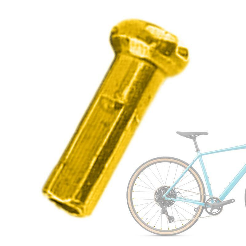 Nipple jeruji roda sepeda gunung 1 buah, putting topi dekorasi ujung roda 14G dekorasi puting untuk sepeda lipat