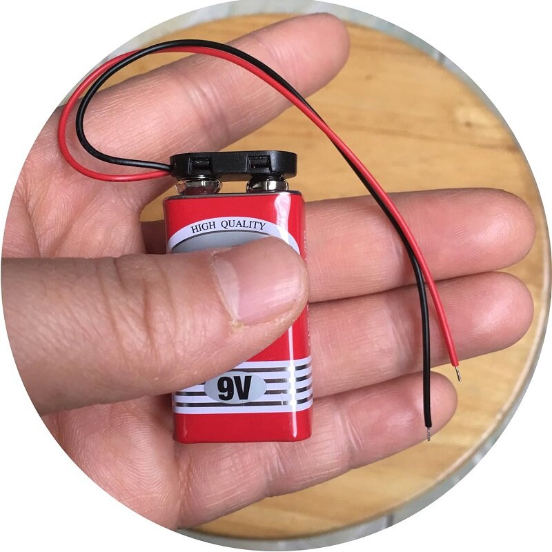 I/t-Type DC Battery Connector Battery Clip  Battery Clip Connector with Wire and Hard Buckle Plastic Housing