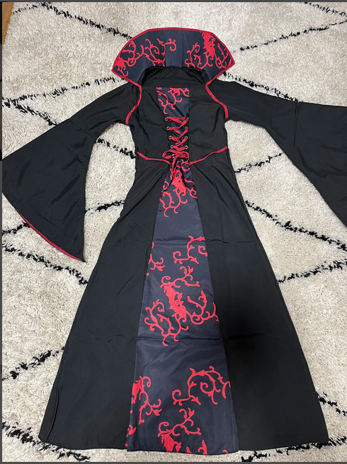Halloween Cosplay Witch Vampire Costume for Kids Girls Disfraz Carnival Dress Up Party Mujer Children's Performance Clothing