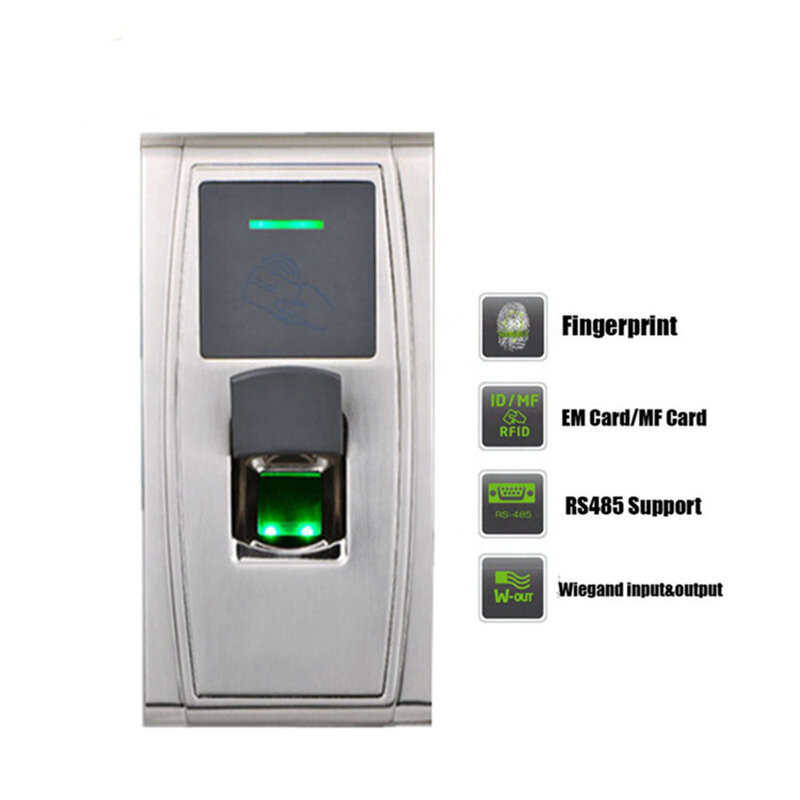 Cerradura de puerta de seguridad inteligente MA300, dispositivo de Control de acceso biométrico, lector de huellas dactilares, Software gratuito, resistente al agua, para exteriores