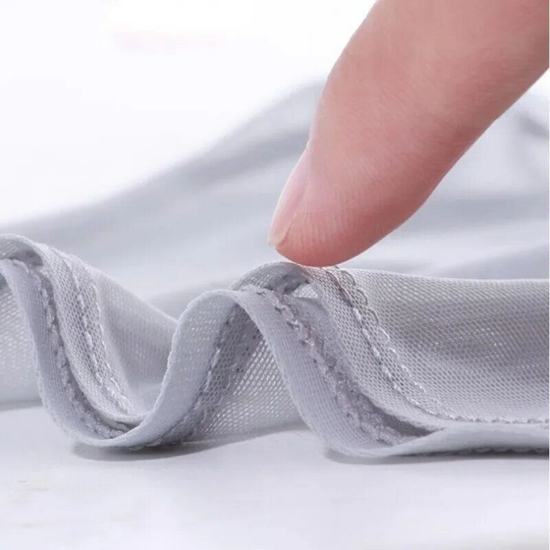 Men's Underwear Transparent Boxers Bulge Ice Silk See Through Underpants Sexy Briefs Low Waist Panties Lingerie Intimates