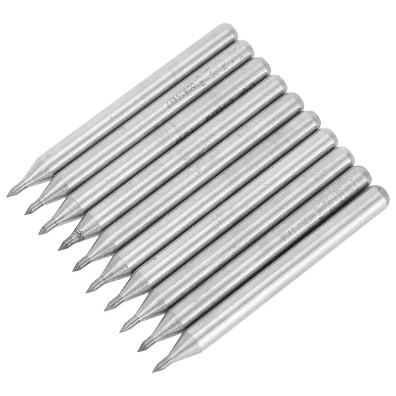 11PCS Tungsten Carbide Tip Scriber Engraving Pen Marking Tip For Glass Ceramic The Tungsten Carbide Tip Is More Durable Than Oth