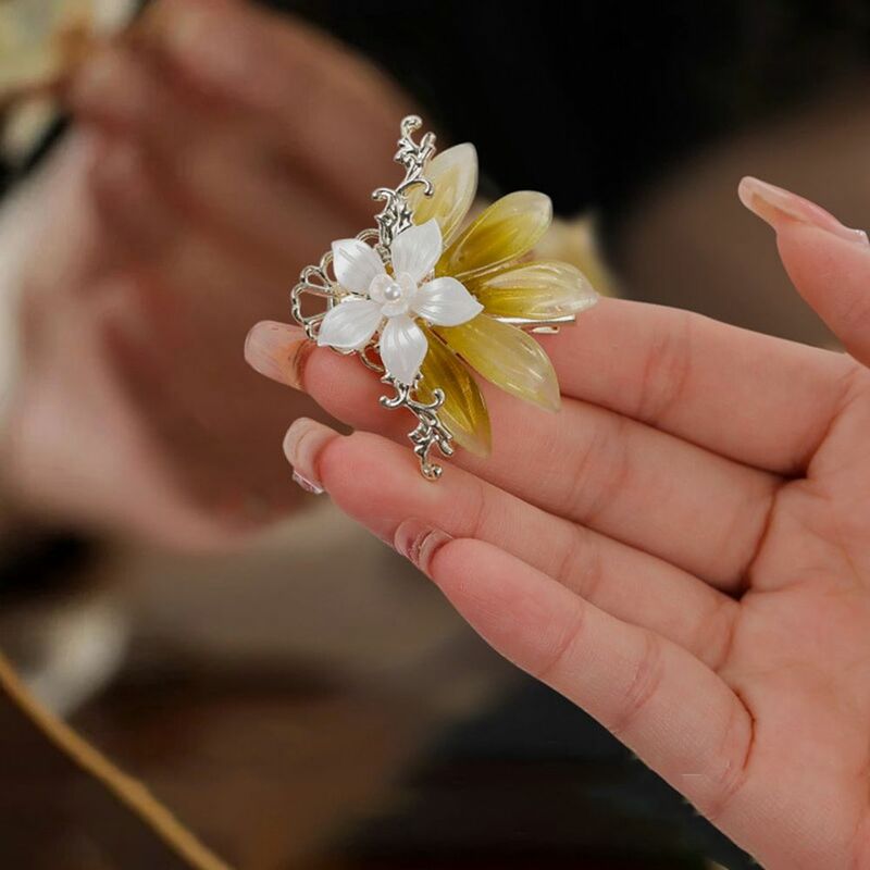 Herramienta de perlas en forma de U para niña, accesorios para el cabello de estilo chino, tocado antiguo, horquilla de estilo antiguo, palos de pelo Hanfu