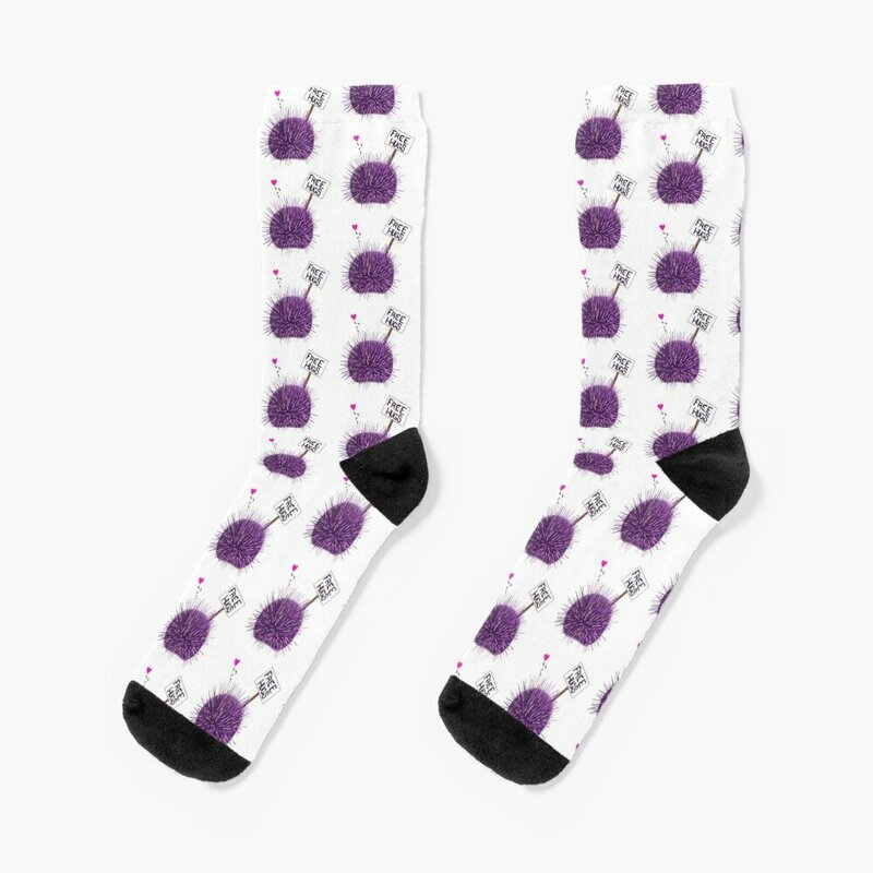 Sea Urchin Hugs Socks new in's socks anti-slip soccer sock new in's socks new year socks Socks Woman Men's