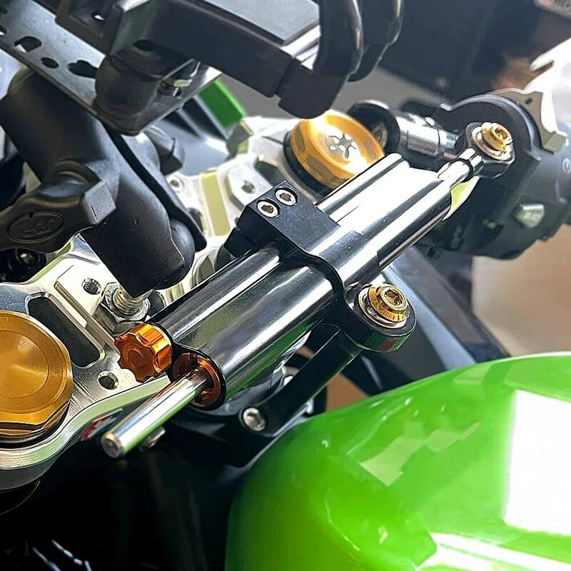 Estabilizador de motocicleta ZX4 RR, soporte de montaje, Kit de amortiguador de dirección para Kawasaki ZX-4R, ZX4R/ZX-4RR, ZX4RR 2023-