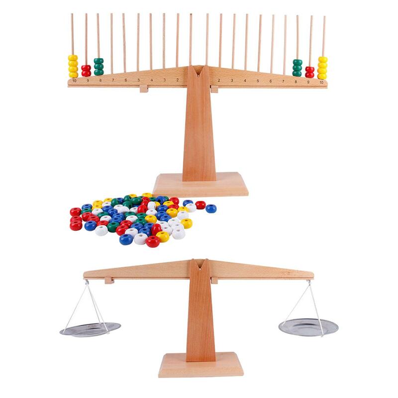Balance Zähl spielzeug Mathematik manipulative Montessori Lernspiel zeug für Vorschule Geburtstag Reise Spielzeug Party Gefälligkeiten