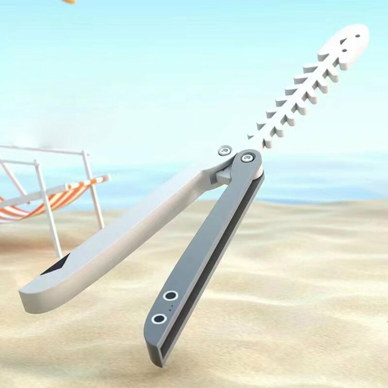 Impressão 3D Gravity Fidget Brinquedos Faca de Rabanete de Plástico Pequeno Impressão 3D Tartaruga Sakaban Design de osso de peixe Cartão de descompressão Hot