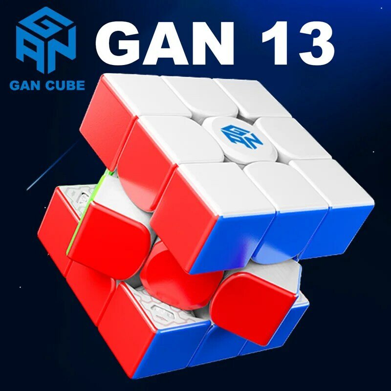 Cubo mágico magnético para crianças, Brinquedo profissional do enigma da velocidade, GAN13 Maglev 3x3 3x3 3x3