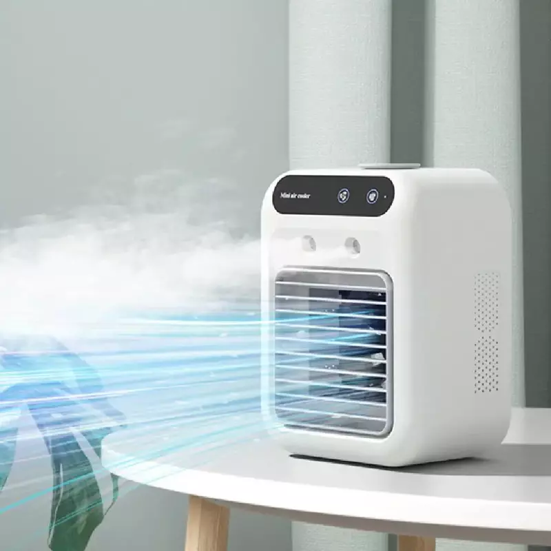 Sommer Klimaanlage Wasserkühler Lüfter Klimaanlage für Raum Büro tragbare Klimaanlage Autos Wassernebel Lüfter
