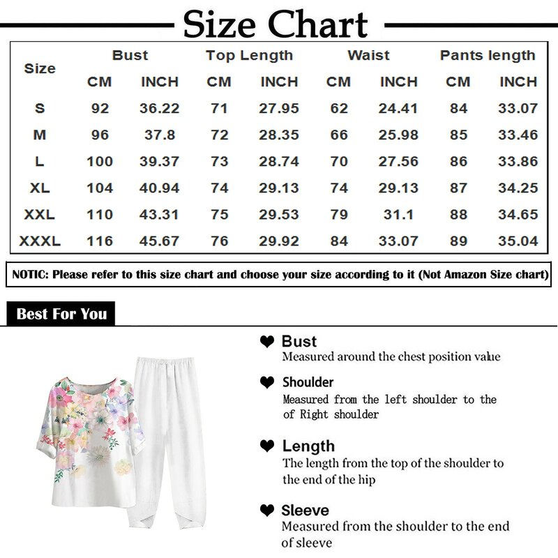 Women's O-neck Multi-color Printing Loose T-shirt Suit Shorts Two-piece Set