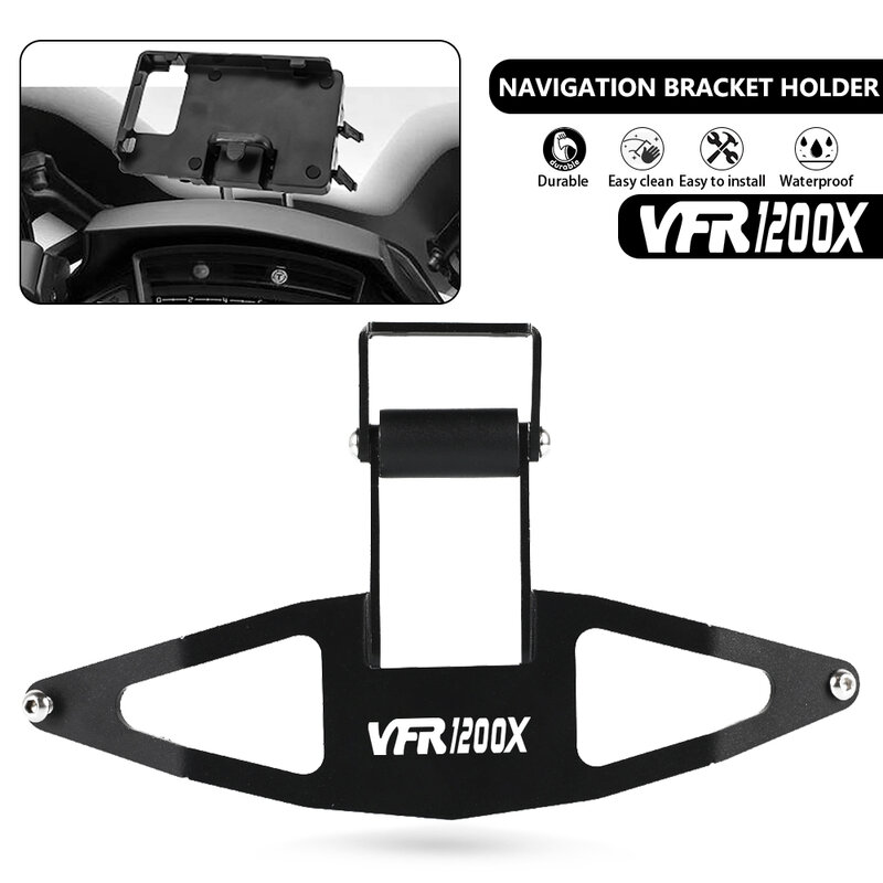 For Honda VFR1200X 2012-2017 2016 2015 2014 2013 VFR1200 1200X VFR 1200 X Motorcycle Parts GPS Navigation Phone Mount Bracket 