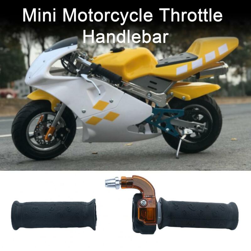 Grip sepeda motor 1 pasang, akselerator sepeda motor kompak modifikasi andal, pegangan tangan, suku cadang sepeda motor