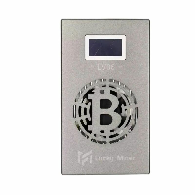 Bitaxe Ultra aggiornato Lucky Miner BM1366 Solo Mining 450 ~ 500GH/S Bitcoin Lotto Mining Machine con alimentatore 5V 6A
