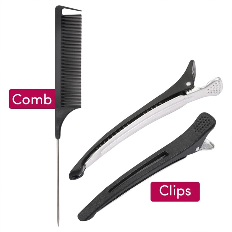Tail Comb Styling Comb Tail Comb Anti Static Heat Resistant Pintail Comb Cutting Fine Tooth Comb