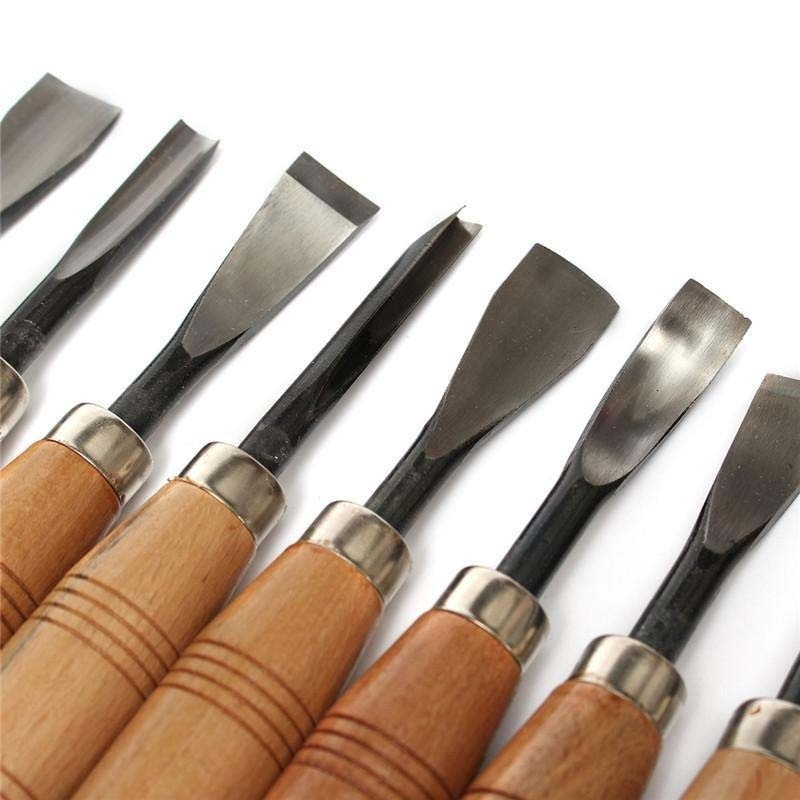 8Pcs e 6Pcs picchio strumenti per intaglio del legno a mano asciutta, Kit di scalpelli per scalpello professionale per la lavorazione del legno