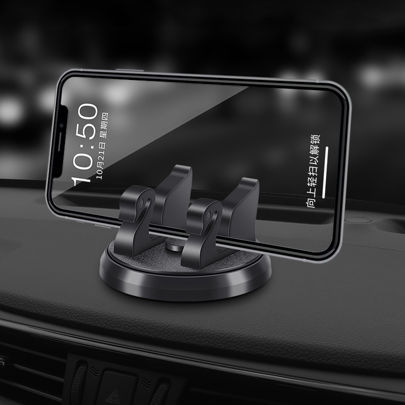 Nuovo supporto per telefono da auto con rotazione di 360 gradi supporto per cruscotto supporto per smartphone girevole semplice staffa GPS per auto accessori per auto