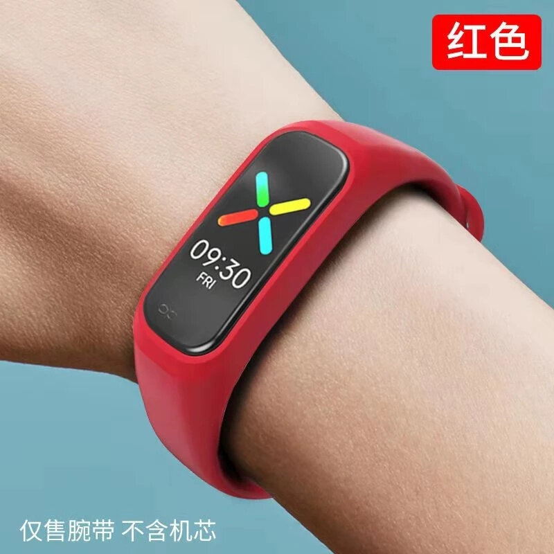 12 Colors Silicone Strap for OPPO Band Replacement Bracelet Sport Band Soft Waterproof Wristband for OPPO Band Accessories
