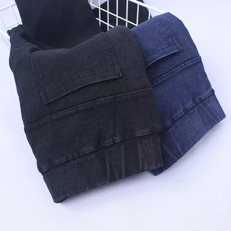 Женские джинсовые леггинсы, повседневные облегающие джеггинсы с завышенной талией, джинсовые брюки-карандаш для женщин, весна 2021