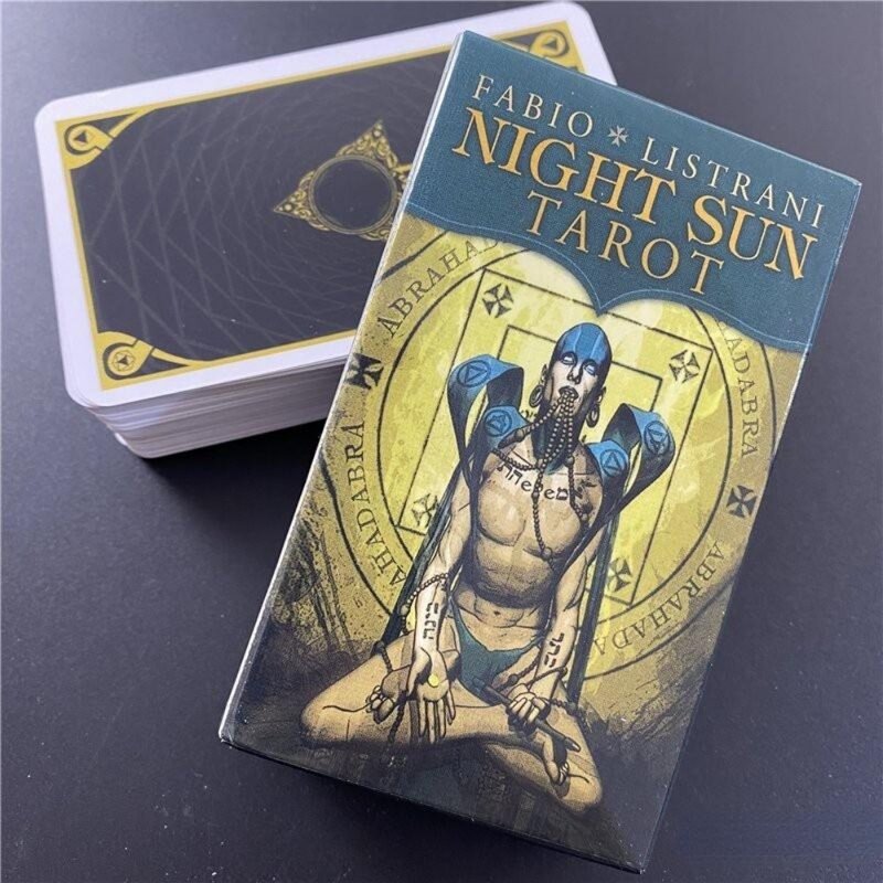Cartes de tarot soleil nocturne, jeu de cartes anglais