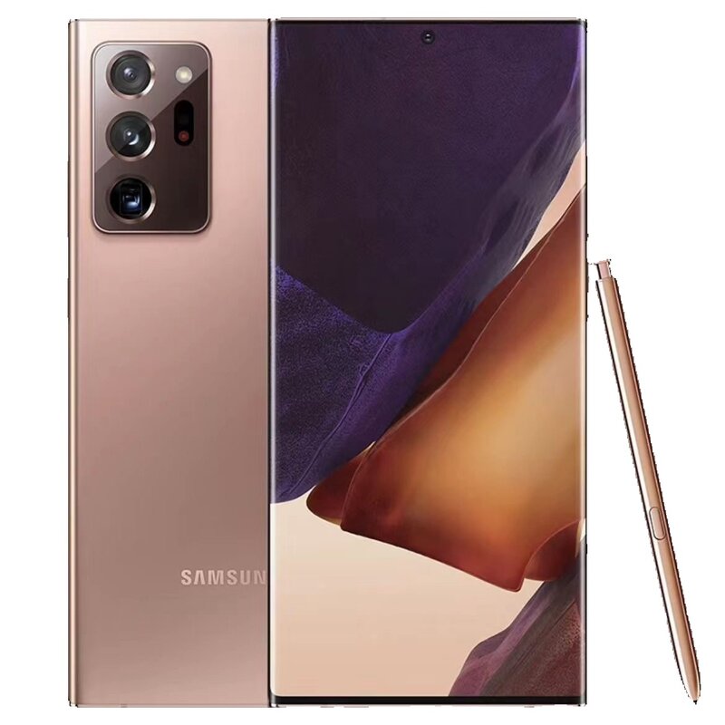 Samsung-Téléphone portable Galaxy Note20 Ultra Android débloqué d'origine, Snapdragon 865 +, 12 Go de RAM, 6.9 Go, 128 Go, 5G, N986U1, Dean NDavid, 256 pouces