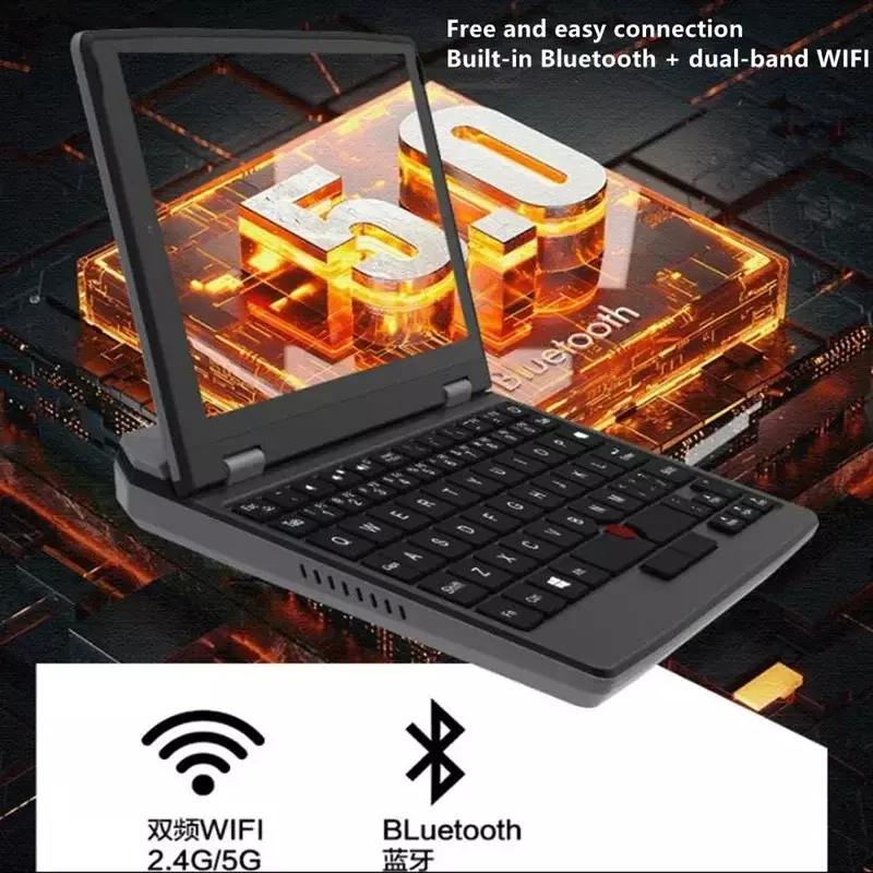 7-дюймовый мини-ноутбук J4105, портативный нетбук с сенсорным экраном, Windows 10 Pro, мини-ПК, микрокомпьютер, Bluetooth 4,2, 12 Гб, 1 ТБ