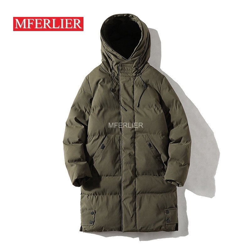 Casaco de inverno longo masculino, jaquetas masculinas, tamanho grande, 8XL, 7XL, 6XL, 150kg