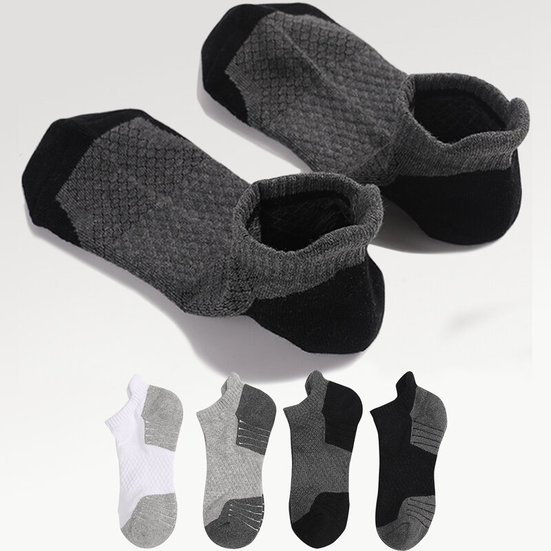 3 Paar hochwertige Söckchen atmungsaktive Baumwoll sports ocken Mesh lässig sportlich dicke große Ferse kurze Socken Größe 39-50
