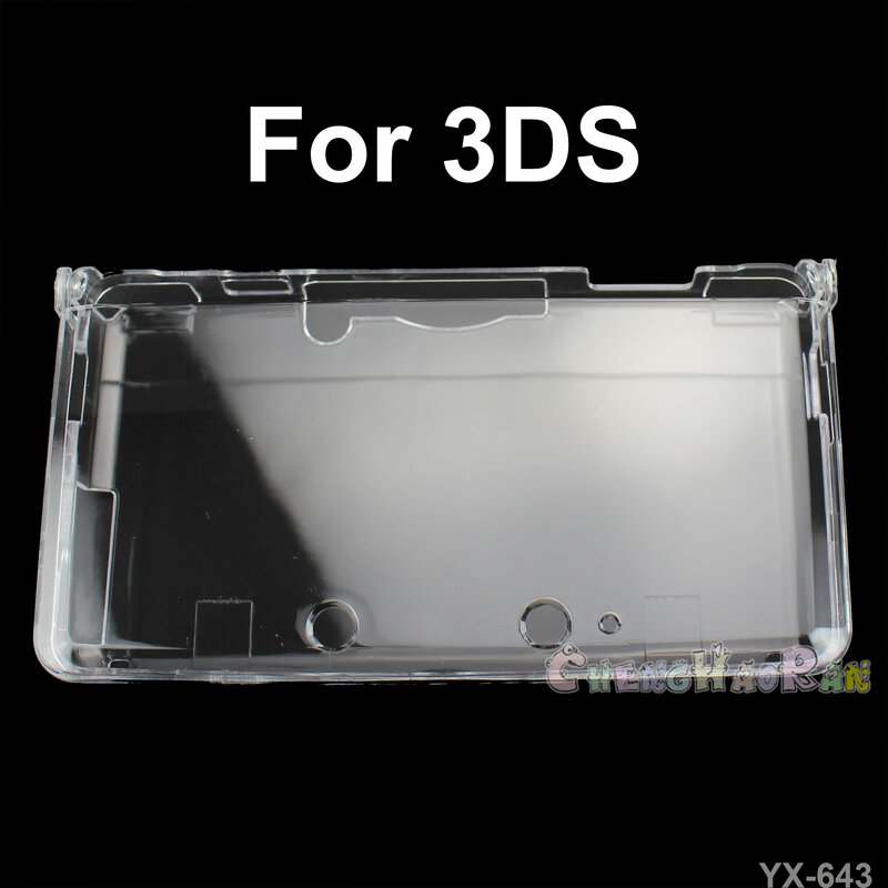 Coque de protection rigide en plastique cristal transparent, 8 modèles, 1 pièce, pour GBA SP NDSL DSI NDSi XL 3DS XL, nouvelle console 3DS XL LL