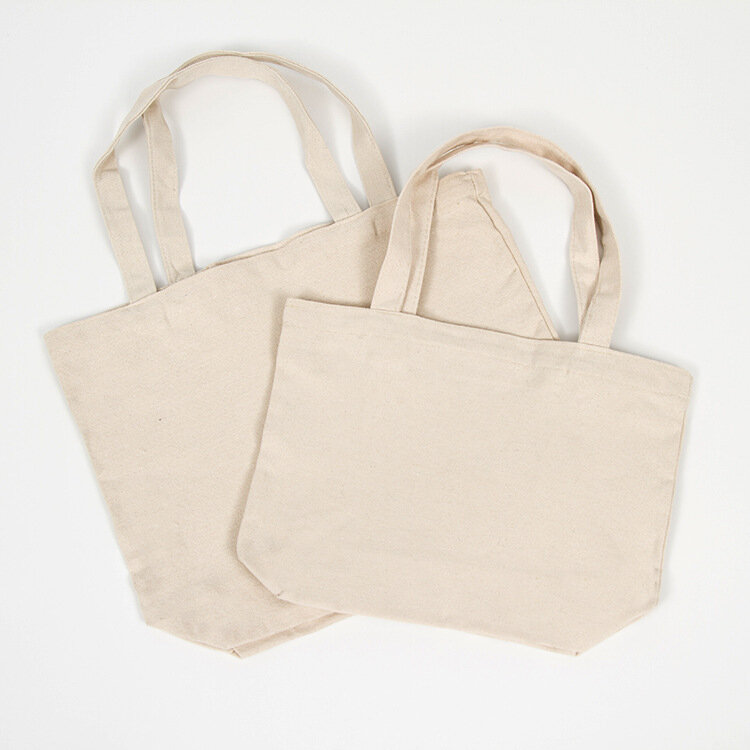 Eco พับได้กระเป๋าถือกระเป๋าถือขนาดใหญ่ผ้า Canvas 1กระเป๋าสำหรับตลาดกระเป๋า Reusable Cotton Girls Shopping Bag