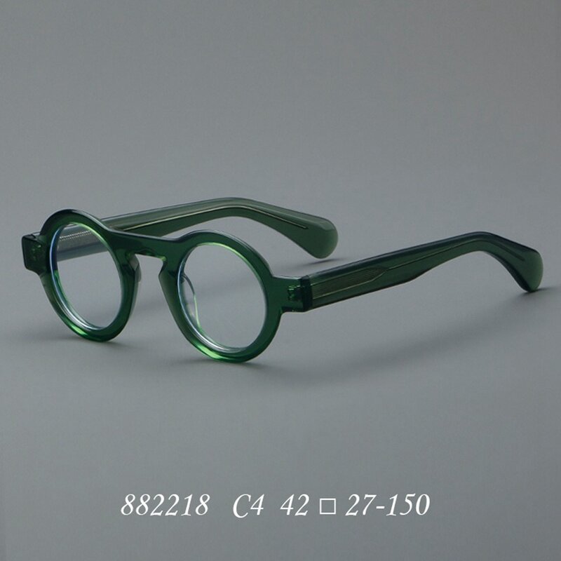 Heren Spektakel Frame Vrouwen Anti-Blauw Licht Stijl Bril Heldere Lens Designer Vrouwelijke Acetaat Frame Vintage Bril
