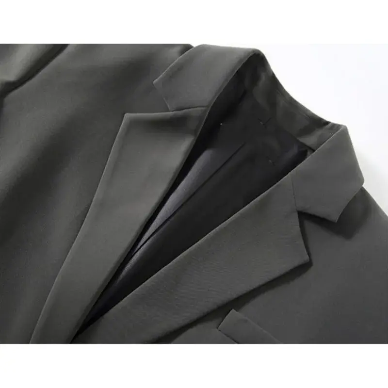 Einfarbiger Anzug Pendel Jacke weiсветлый корейский герб Frühling Новый женский стеллаж для снятия иин-Knopf-Anzug 2024RFR
