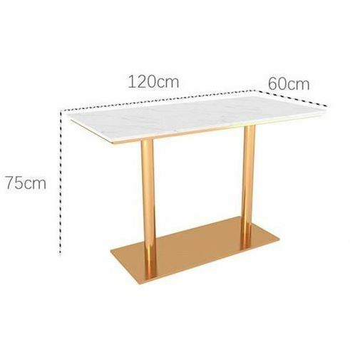 Wholesale Modern Nordic Dining Room Dinner Table Cafe Restaurant Coffee Shop Furniture Dining Table Set with Dining Chair