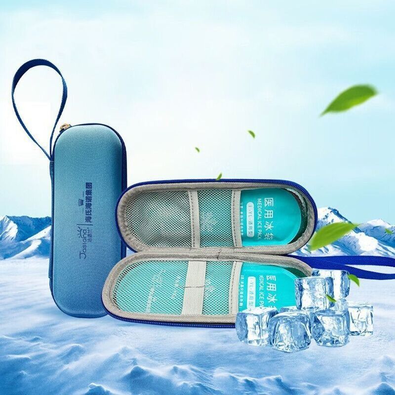 EVA Insulin Cooling Bag Portable Waterproof with Gel Insulin Cooler Thermal Insulated Glaciated Cold Storage Bag Diabetics