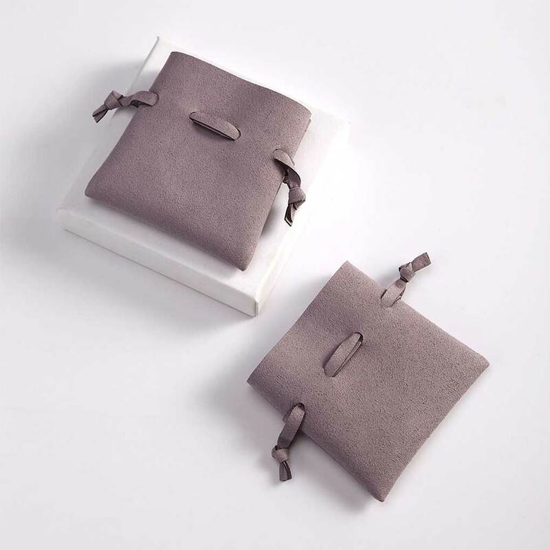 Microfibra Gift Bag com cordão, Substituição Bolsa Bolso, 50 peças