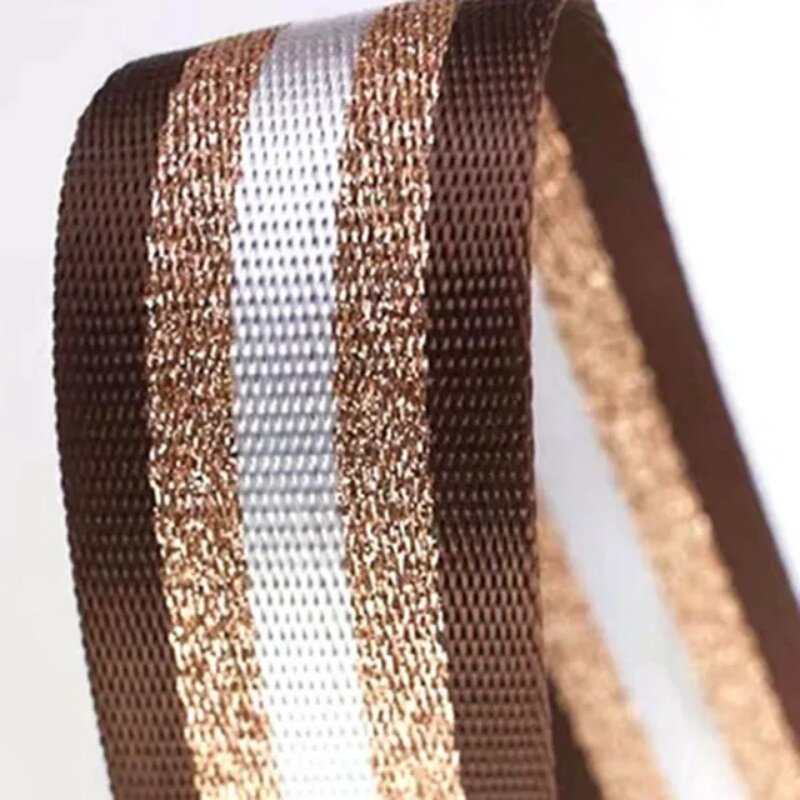 Pita sabuk tas anyaman lebar 3.8cm 2 meter untuk aksesori jahit dekorasi sabuk tekstil DIY