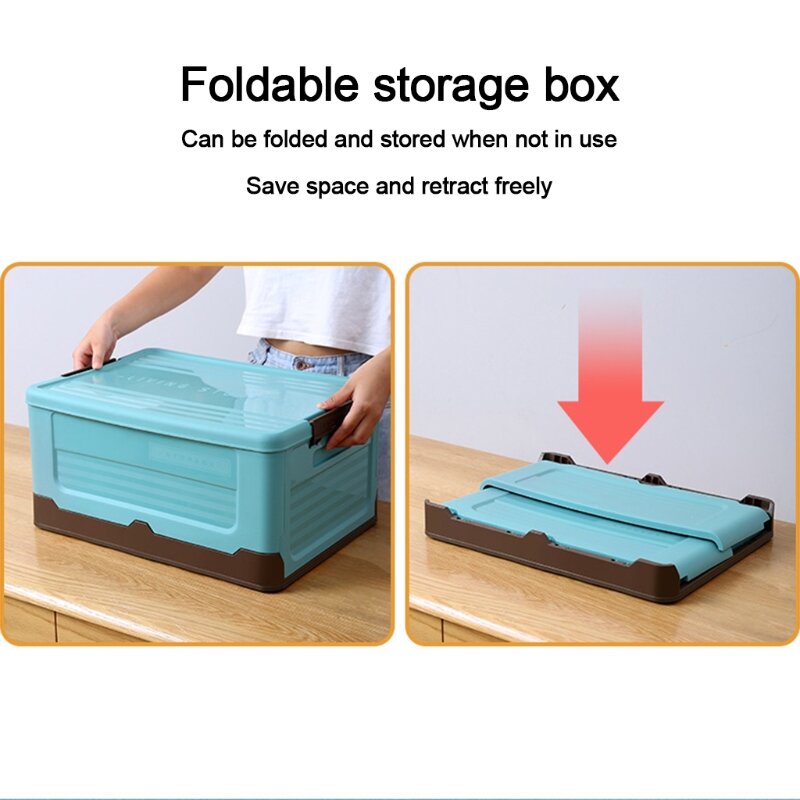 Foldable Storage Box Clothes Organizer Toys Plastic Tool Box Foldable Book Storage Box PP Material Plastic Tool Box