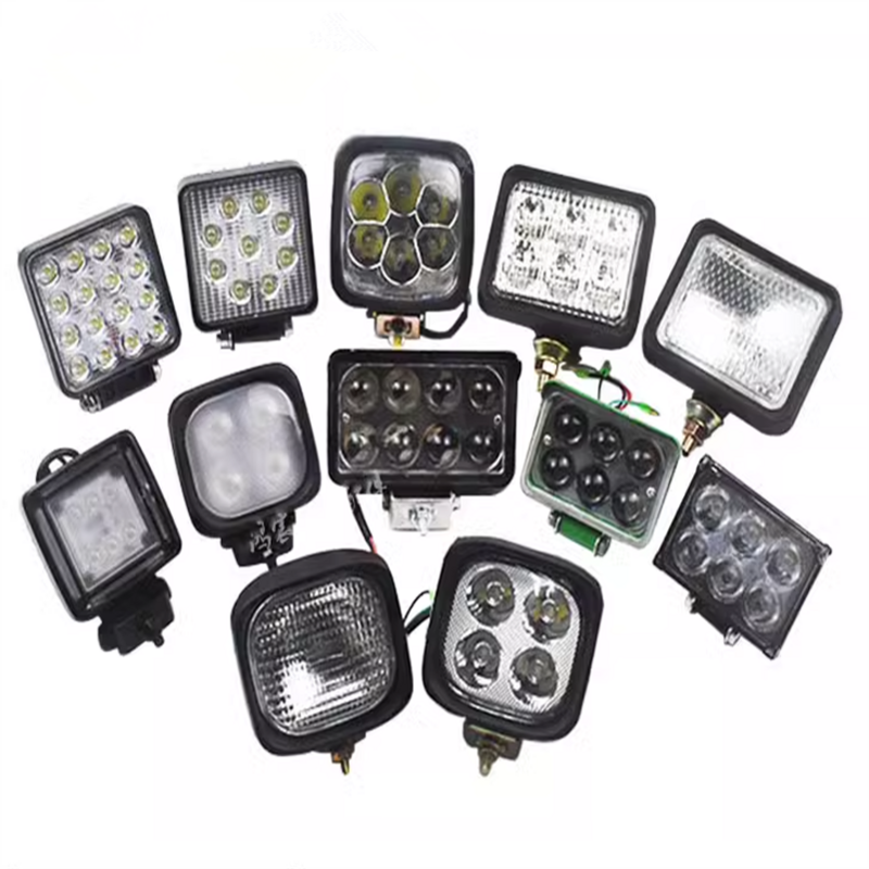 Faróis LED para Empilhadeira, Ultra Brilhantes, 4-Bead, 6-Bead, 9-Bead, 16-Bead, 12V-24V, 12V-48V, 12V -80V, ROSA 8mm